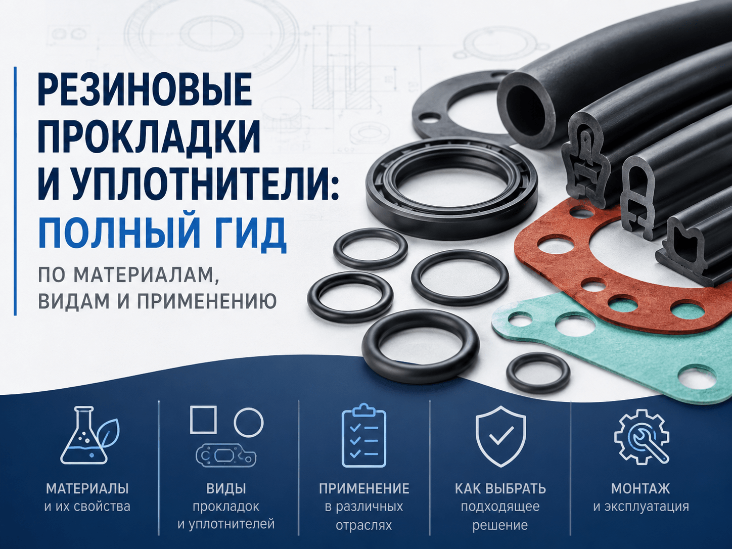 Прокладки резиновые ГОСТ